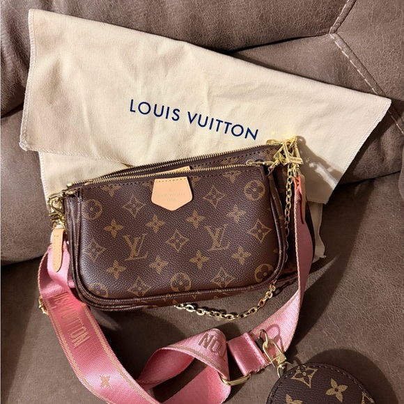 Louis Vuitton Brown Monogram Crossbody Bag - Picture 1 of 7